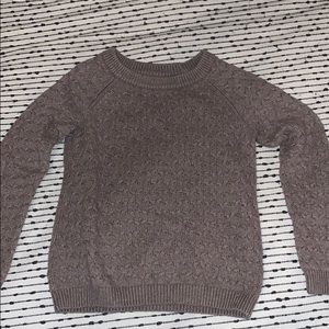 Honeycomb knit sweater